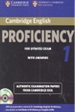 Front pageCambridge English Proficiency 1 for Updated Exam Self-study Pack (Student's Book with Answers and Audio CDs (2))