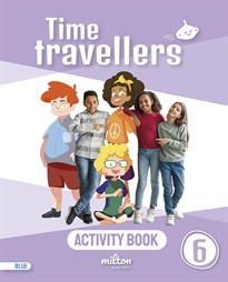 Books Frontpage Time Travellers 6 Blue Activity Book English 6 Primaria