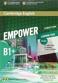 Books Frontpage Cambridge English Empower for Spanish Speakers B1+ Learning Pack (Student's Book with Online Assessment and Practice and Workbook)