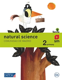 Books Frontpage Natural science. 2 Primary. Savia. Madrid