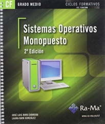 Books Frontpage Sistemas Operativos Monopuesto. 2ª Edición (GRADO MEDIO)