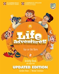 Books Frontpage Life Adventures Updated Level 2 Activity Book with Home Booklet and Digital Pack