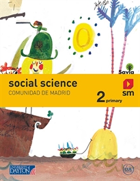 Books Frontpage Social science. 2 Primary. Savia .Madrid