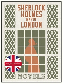 Books Frontpage Sherlock Holmes Map of London. Novels