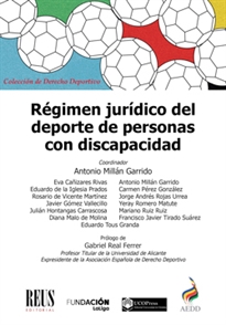 Books Frontpage Régimen jurídico del deporte de personas con discapacidad
