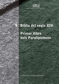 Books Frontpage Bíblia del segle XIV. Primer llibre dels Paralipòmens