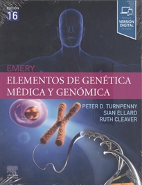 Books Frontpage Emery. Elementos de genética médica y genómica, 16.ª Edición