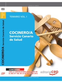 Books Frontpage Cocinero/a del Servicio Canario de Salud. Temario Vol. I.