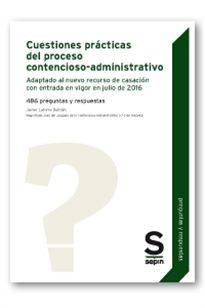 Books Frontpage Cuestiones prácticas del proceso contencioso-administrativo