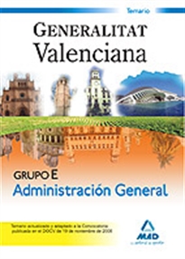 Books Frontpage Grupo e (sector administracción general) de la generalitat valenciana. Temario