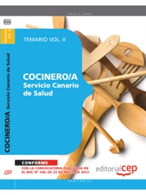 Books Frontpage Cocinero/a del Servicio Canario de Salud. Temario Vol. II.