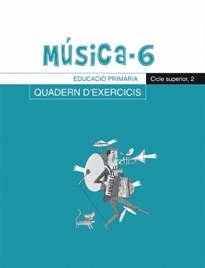 Books Frontpage Música-6, Quadern d'exercicis, E.P., Cicle superior 2