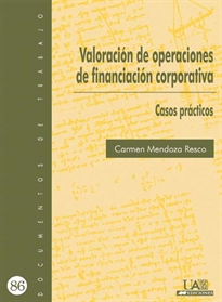 Books Frontpage Valoración de operaciones de financiación corporativa.