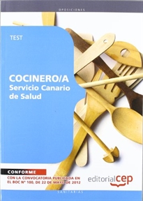 Books Frontpage Cocinero/a del Servicio Canario de Salud. Test