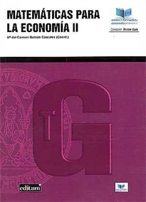 Books Frontpage Matemáticas para la Economía Ii