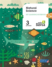 Books Frontpage Natural science. 3 Primary. Más Savia. Workbook