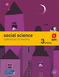 Books Frontpage Social science. 3 Primary. Savia. Madrid