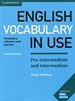 Front pageEnglish Vocabulary in Use Pre-intermediate and Intermediate Book with Answers
