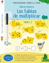 Books Frontpage Libros pizarra - Las tablas de multiplicar NIVEL 2