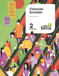Books Frontpage Ciencias sociales. 2 Primaria. Mas Savia. Extremadura