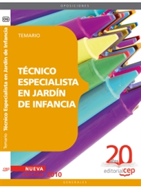 Books Frontpage Técnico Especialista en Jardín de Infancia. Temario