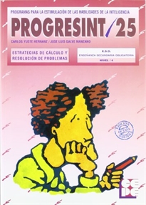 Books Frontpage PROGRESINT 25. Estrategias de Cálculo y Resolución de Problemas 1