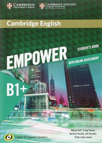 Books Frontpage Cambridge English Empower for Spanish Speakers B1+ Student's Book with Online Assessment and Practice