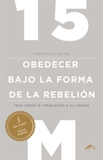 Books Frontpage 15M obedecer bajo la forma de la rebelión