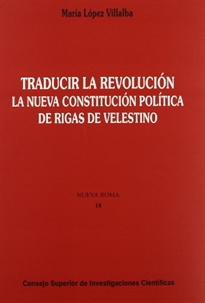 Books Frontpage Traducir la revolución, la Nueva Constitución Política de Rigas de Velestino