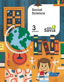 Books Frontpage Social science. 3 Primary. Más Savia. Pupil's Book