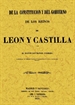 Front pageDe la constitución y del gobierno de los Reynos de León y Castilla