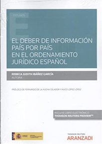 Books Frontpage El deber de información país por país en el ordenamiento jurídico español (Papel + e-book)