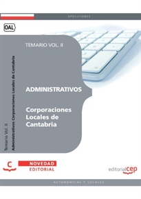 Books Frontpage Administrativos Corporaciones Locales de Cantabria. Temario Vol. II.