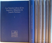 Books Frontpage Los Veintiún Libros de los Ingenios y Máquinas de Juanelo Turriano  (The Twenty-One Books of Engineering and Machines of Juanelo Turriano)