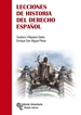 Front pageLecciones de Historia del Derecho Español