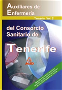 Books Frontpage Auxiliares de enfermería del consorcio sanitario de tenerife. Temario volumen ii.