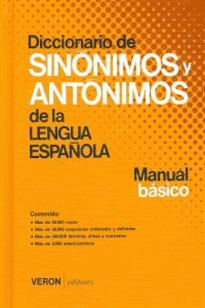 Books Frontpage Diccionario de sinónimos y antónimos de la lengua española: manual básico