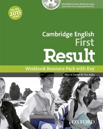 Books Frontpage First Result Workbook with Key Exam CD-R Pack 2015 Edition