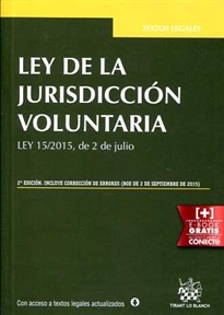 Books Frontpage Ley de la Jurisdicción Voluntaria 2ª Edición 2015
