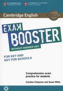 Books Frontpage Cambridge English Exam Booster for Key and Key for Schools without Answer Key with Audio