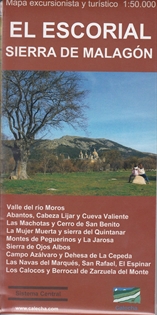 Books Frontpage El Escorial - Sierra De Malagón. Mapa Excursionista Y Turístico