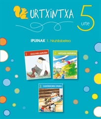 Books Frontpage Urtxintxa 5 urte. 1. hiruhilabeteko ipuinak (1-3)