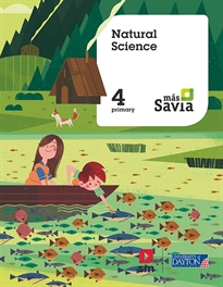Books Frontpage Natural science. 4 Primary. Mas Savia