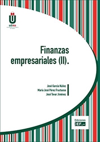 Books Frontpage Finanzas empresariales II.