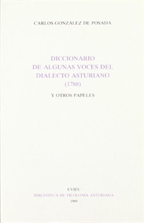 Books Frontpage Diccionario de algunas voces del dialecto asturiano (1788) y otros papeles