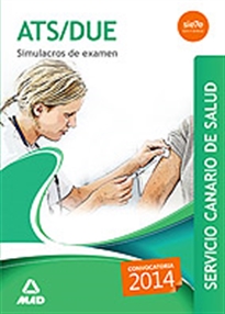 Books Frontpage ATS/DUE del Servicio Canario de Salud. Simulacros de Examen