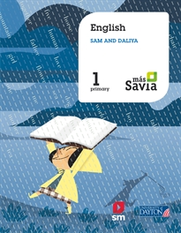 Books Frontpage English. Sam and Daliya. 1 Primary. Más Savia