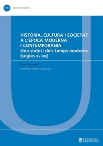 Books Frontpage Història, cultura i societat a l&#x02019;època moderna i contemporània