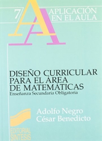 Books Frontpage Diseño curricular para el área de matemáticas