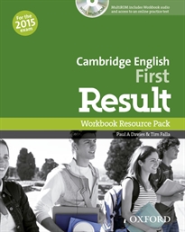 Books Frontpage First Result Workbook without Key Exam CD-R Pack 2015 Edition